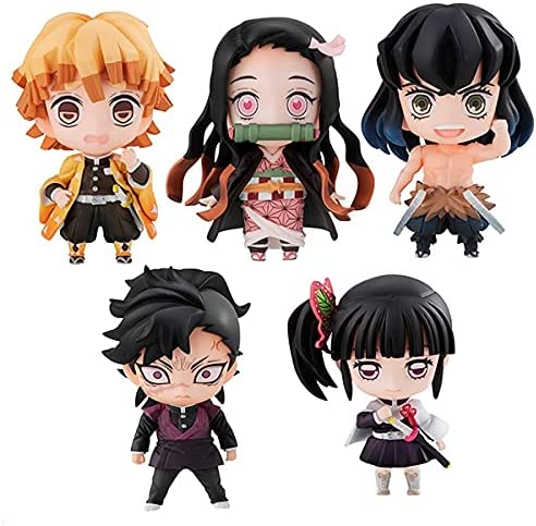 Demon Slayer Tanjiro & Friends Mascot Set - Complete 6-Piece Collection by Megahouse Super Anime Store