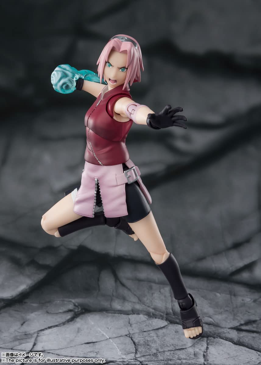 Bandai S.H.Figuarts Sakura Haruno – Inheritor of Tsunade's Will | Naruto Shippuden Figure Super Anime Store