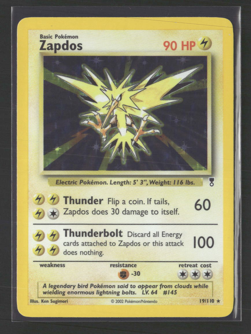 Legendary Collection Zapdos #019/110 Orb Sports Cards & Collectibles