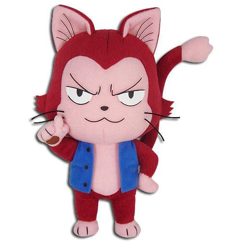 Fairy Tail Lector Exceed Red Cat Plush Doll 8" | Great Eastern Super Anime Store