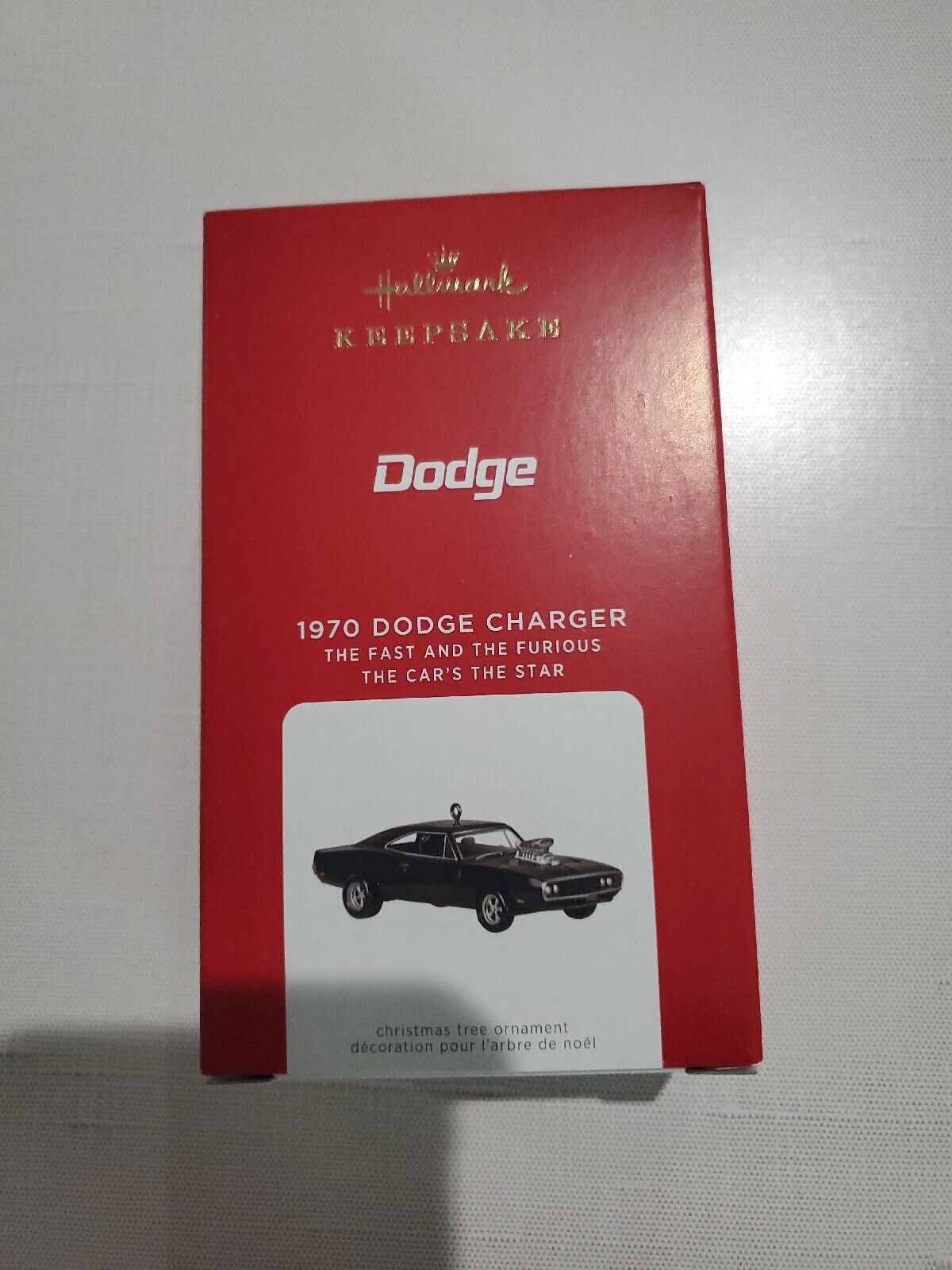 2021 Hallmark The Fast and Furious Dom's 1970 Dodge Charger Ornament Jeff's Diecast & Collectibles