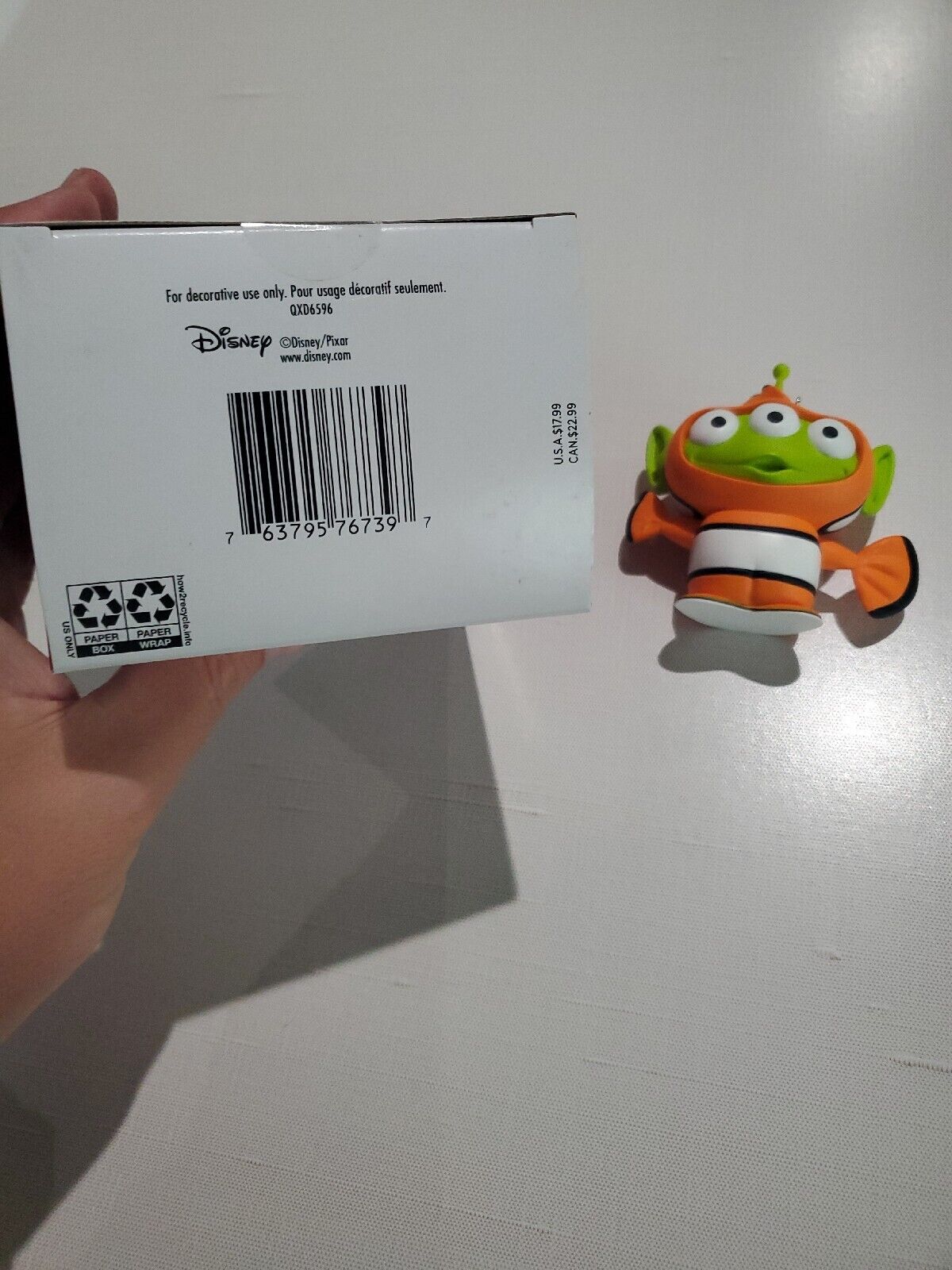 2022 Hallmark Keepsake Finding Nemo Toy Story Alien Remix Orange Repaint Jeff's Diecast & Collectibles