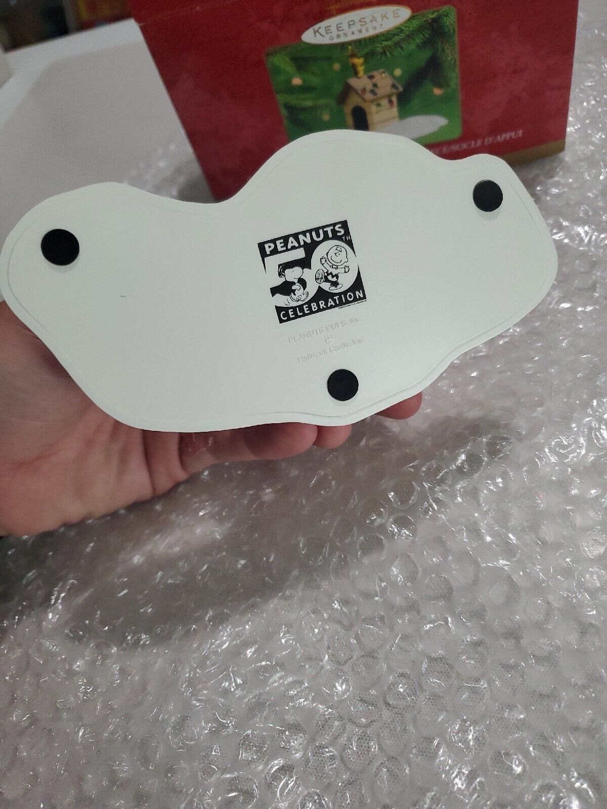 2000 Hallmark Keepsake Ornament Woodstock On Doghouse Snoopy Christmas - New Jeff's Diecast & Collectibles