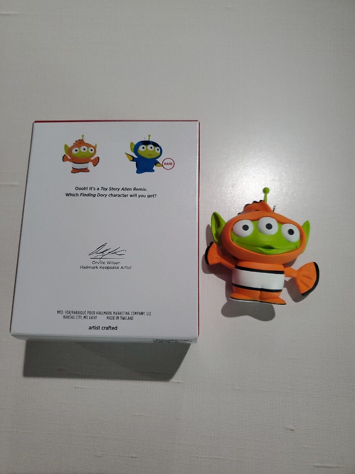 2022 Hallmark Keepsake Finding Nemo Toy Story Alien Remix Orange Repaint Jeff's Diecast & Collectibles