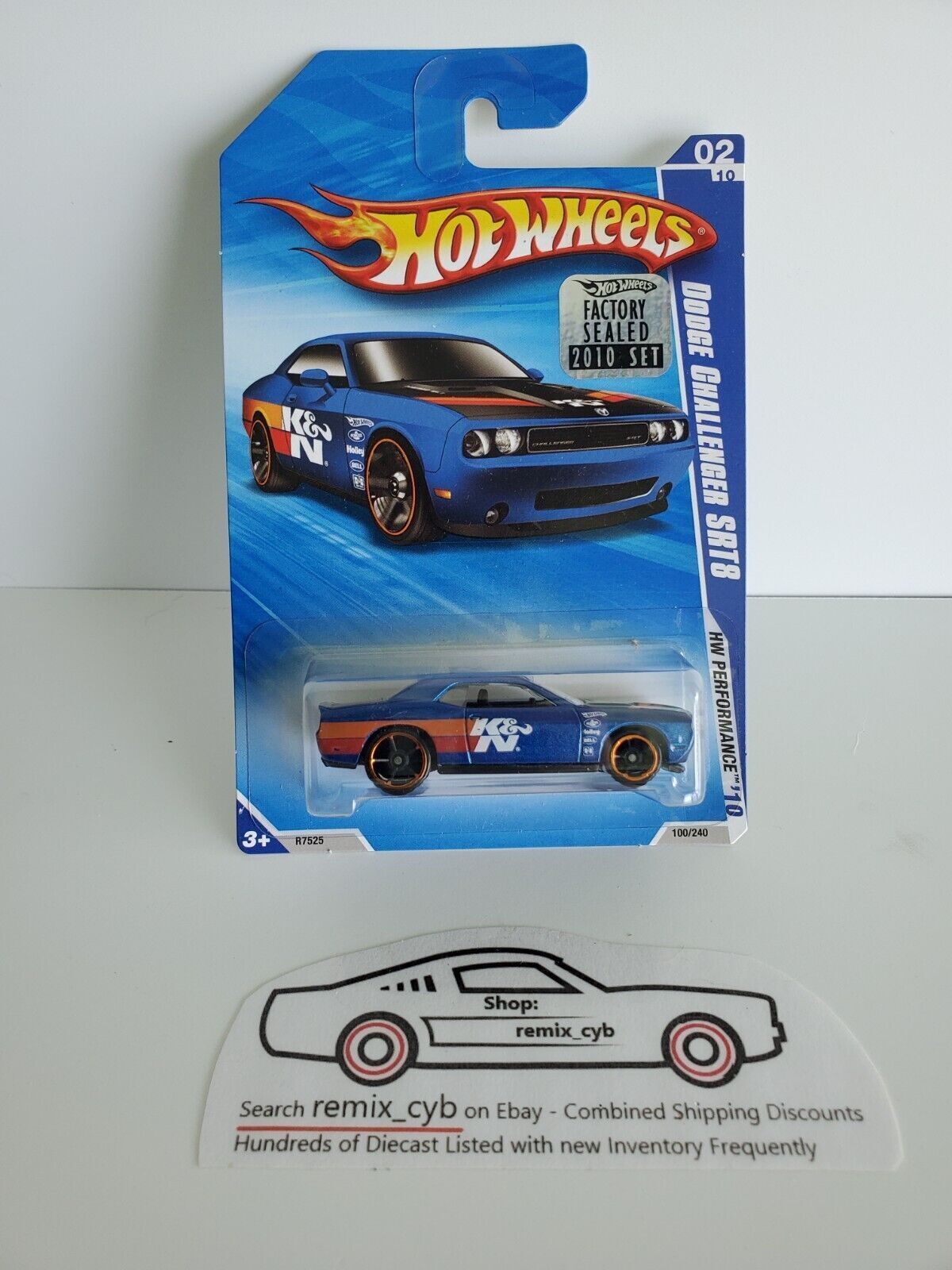 2010 Hot Wheels Dodge Challenger SRT8 - 2010 Factory Sealed Set Card! Rare! Jeff's Diecast & Collectibles
