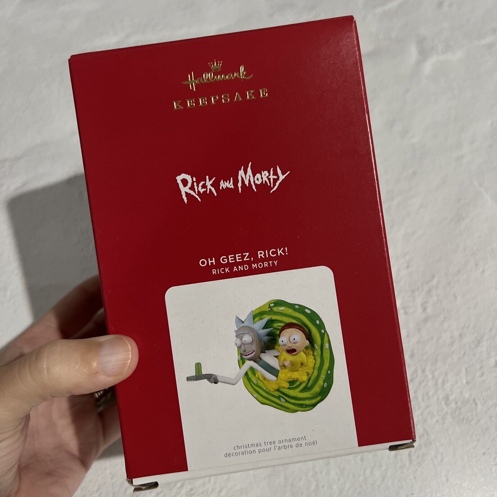 2021 Hallmark Keepsake Ornament Rick and Morty Oh Geez Rick Jeff's Diecast & Collectibles