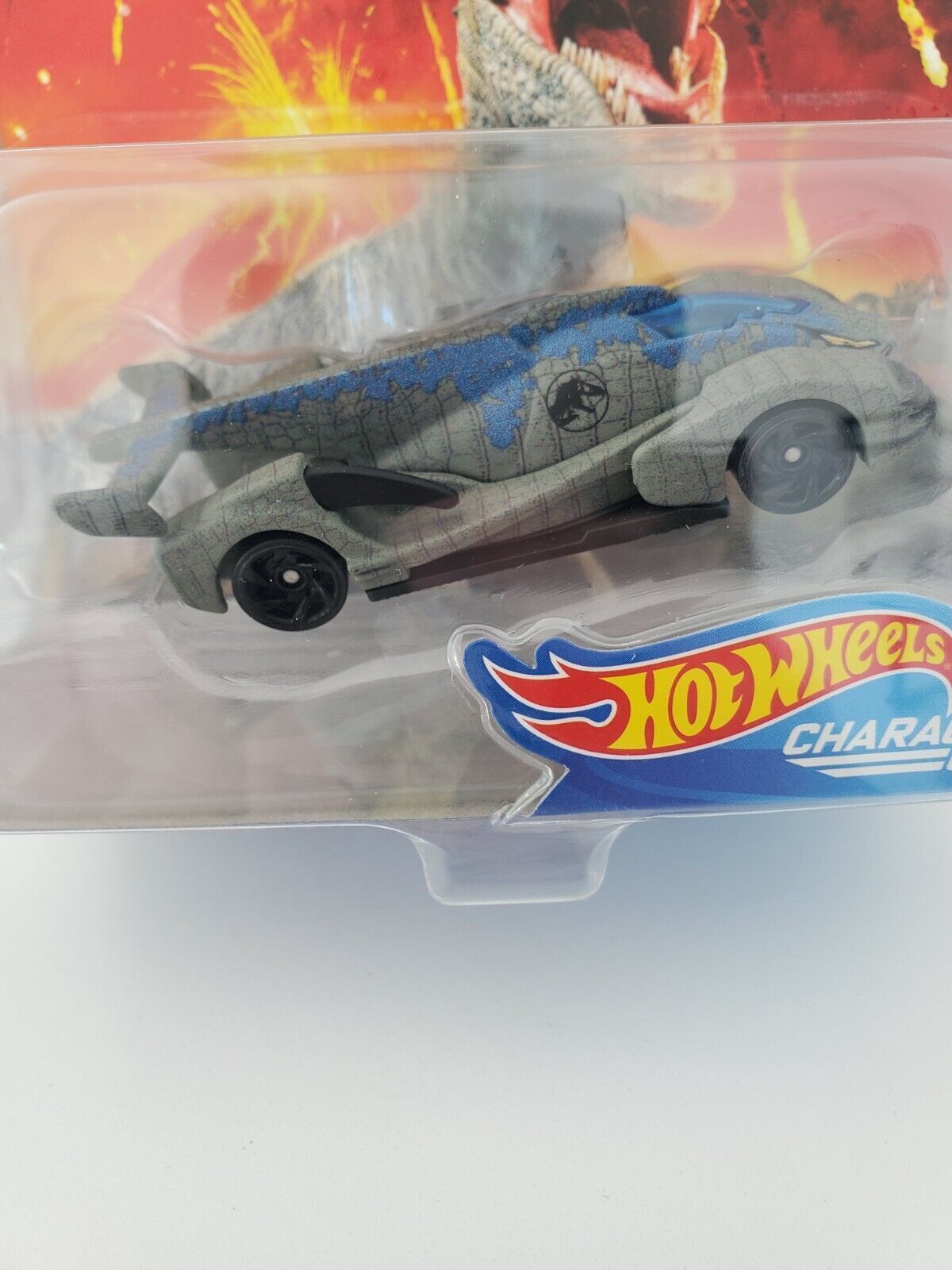 2017 Hot Wheels Character Cars Jurassic World VELOCIRAPTOR BLUE Jeff's Diecast & Collectibles