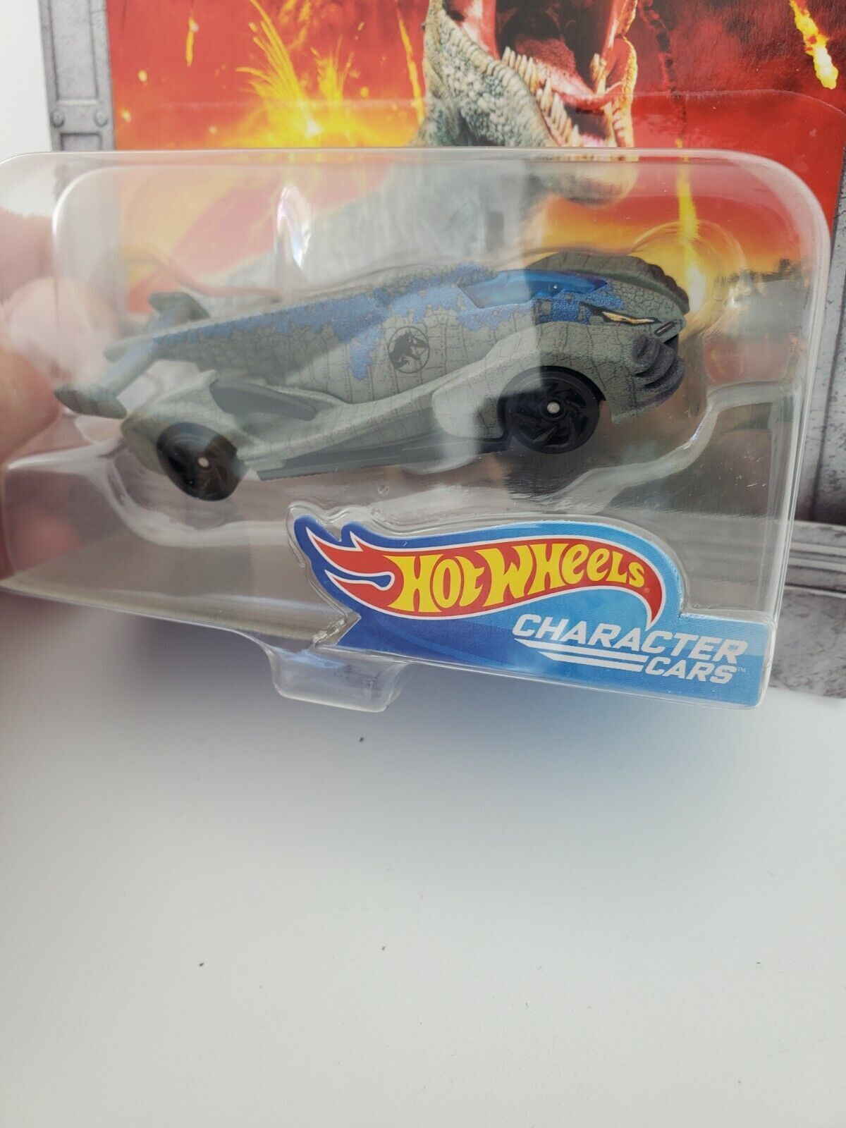 2017 Hot Wheels Character Cars Jurassic World VELOCIRAPTOR BLUE Jeff's Diecast & Collectibles