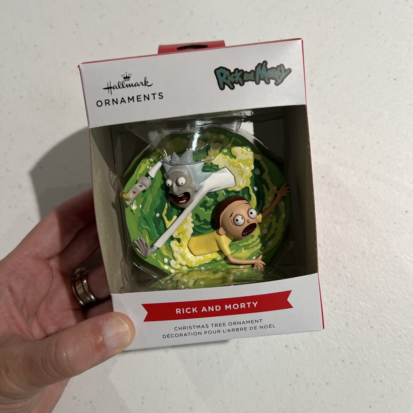 Hallmark Ornament Rick and Morty, Aw, Geez, Rick! Christmas Tree Ornament Jeff's Diecast & Collectibles