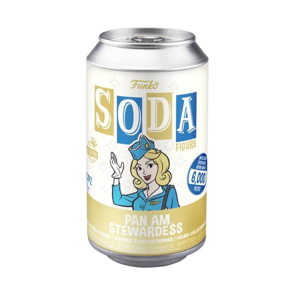 Funko Vinyl Soda: Pan Am - Stewardess Josh's Cards