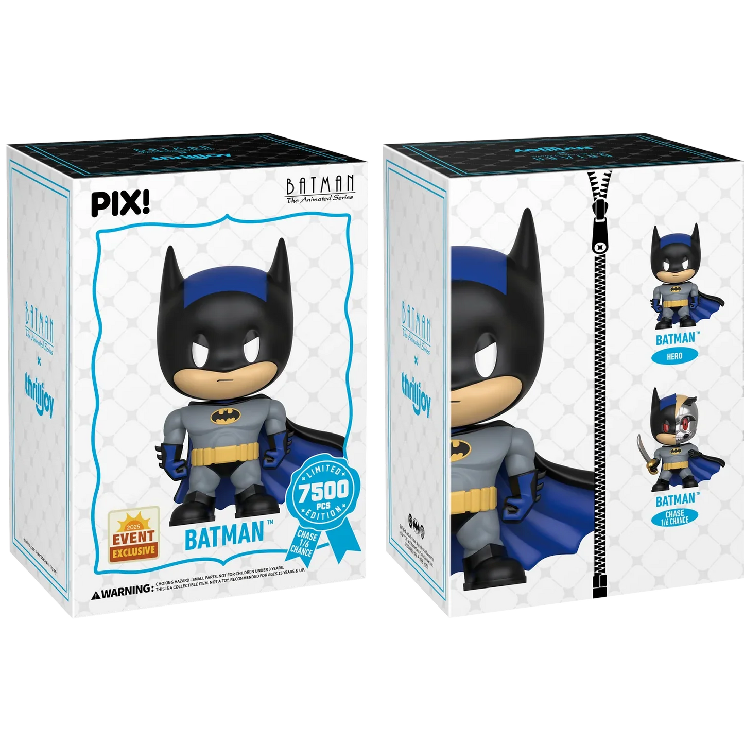[Thrilljoy] [EXCLUSIVE] Batman the Animated Series - Batman LE7500 PIX Vinyl Figure (1 in 6 Chance at Chase) Ralphie's Funhouse