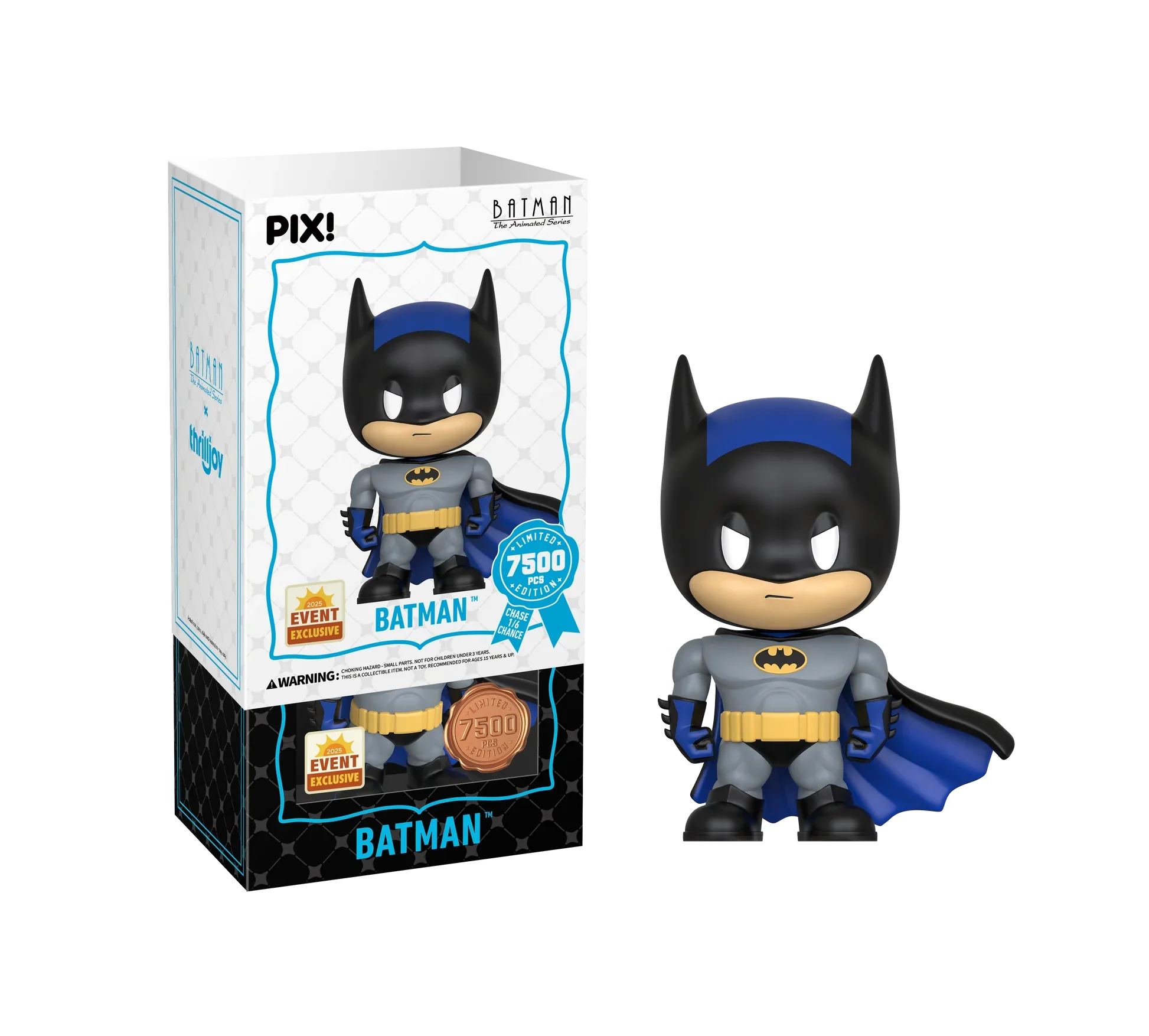 [Thrilljoy] [EXCLUSIVE] Batman the Animated Series - Batman LE7500 PIX Vinyl Figure (1 in 6 Chance at Chase) Ralphie's Funhouse