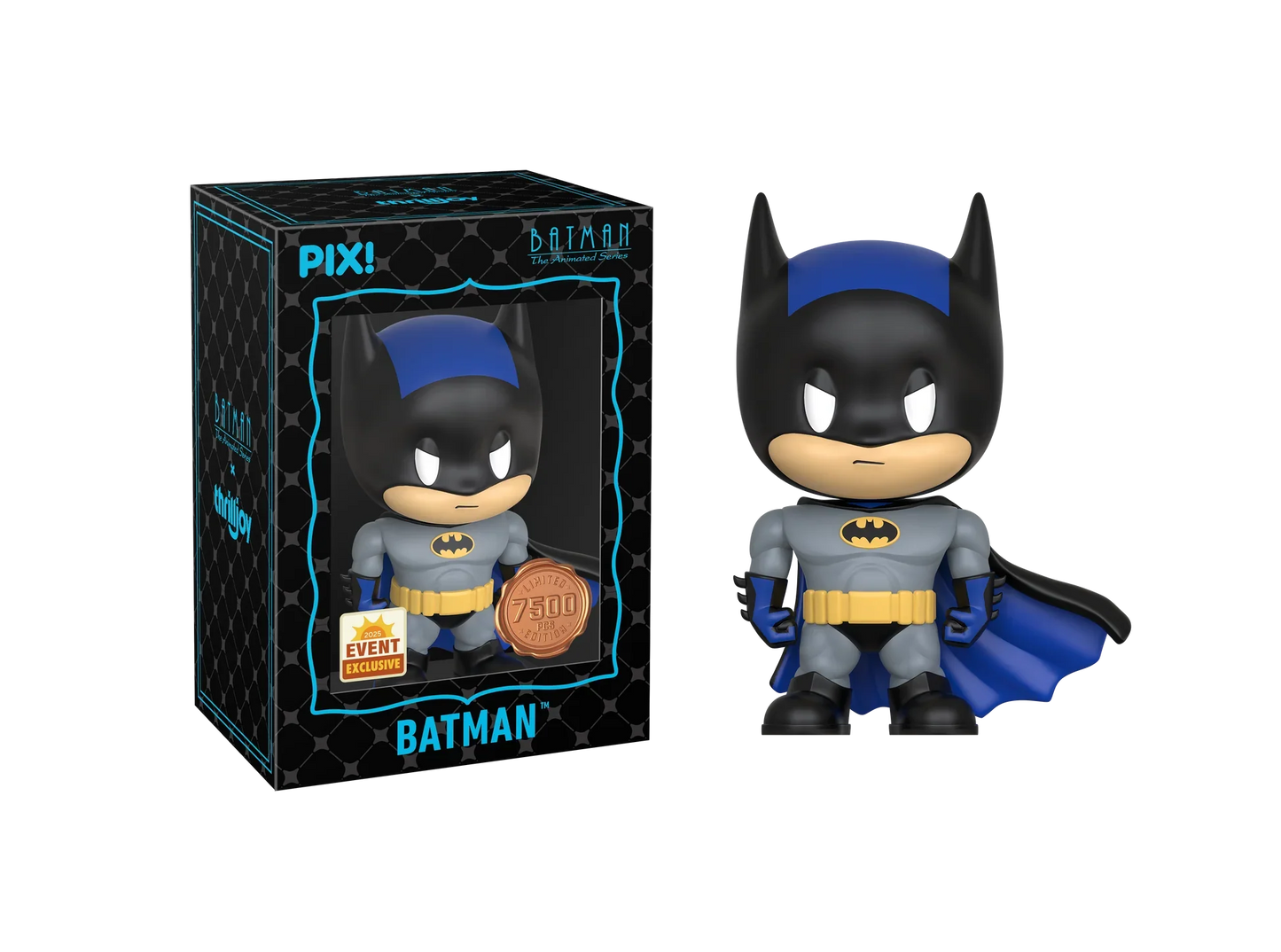[Thrilljoy] [EXCLUSIVE] Batman the Animated Series - Batman LE7500 PIX Vinyl Figure (1 in 6 Chance at Chase) Ralphie's Funhouse