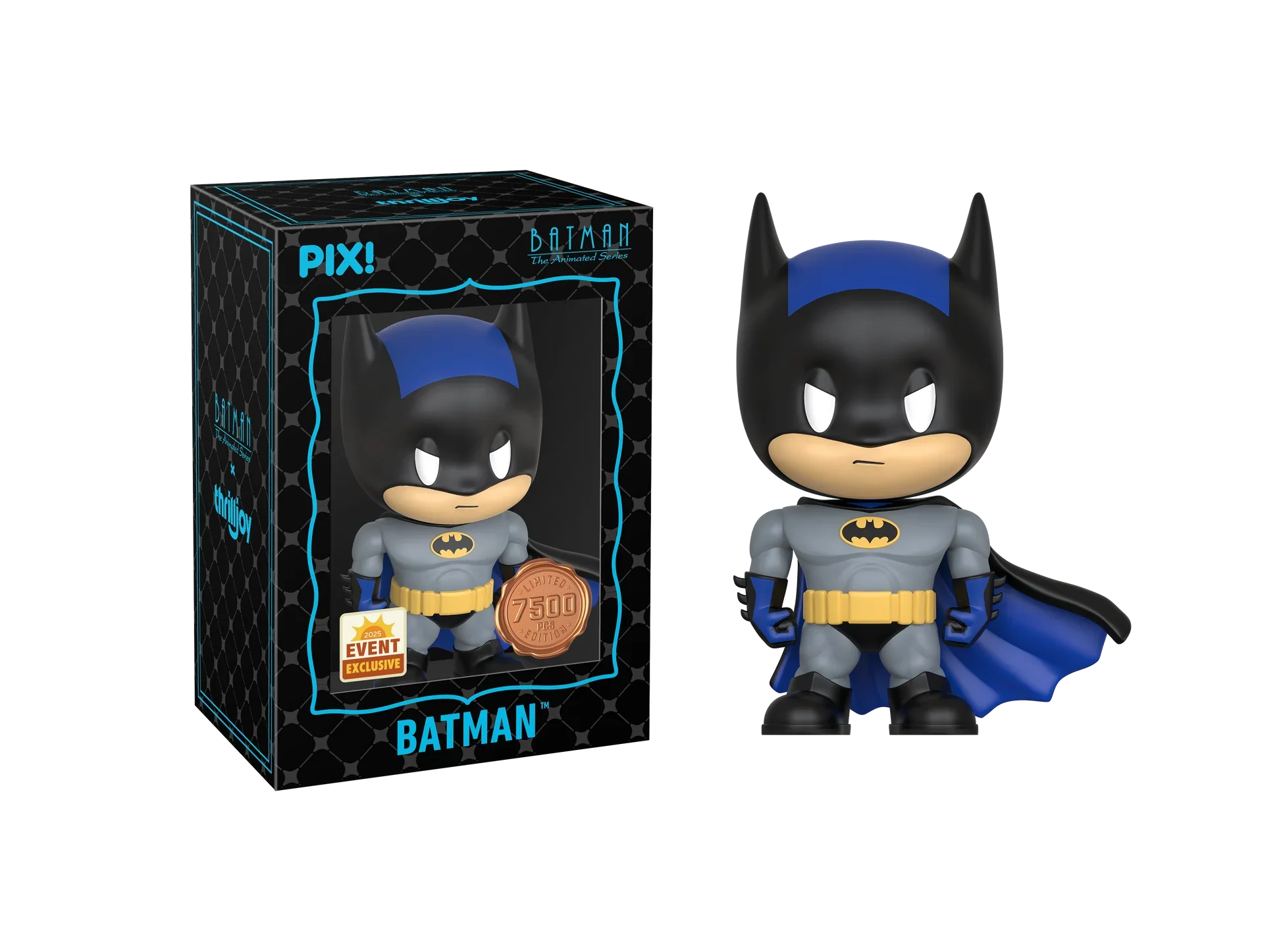 [Thrilljoy] [EXCLUSIVE] Batman the Animated Series - Batman LE7500 PIX Vinyl Figure (1 in 6 Chance at Chase) Ralphie's Funhouse