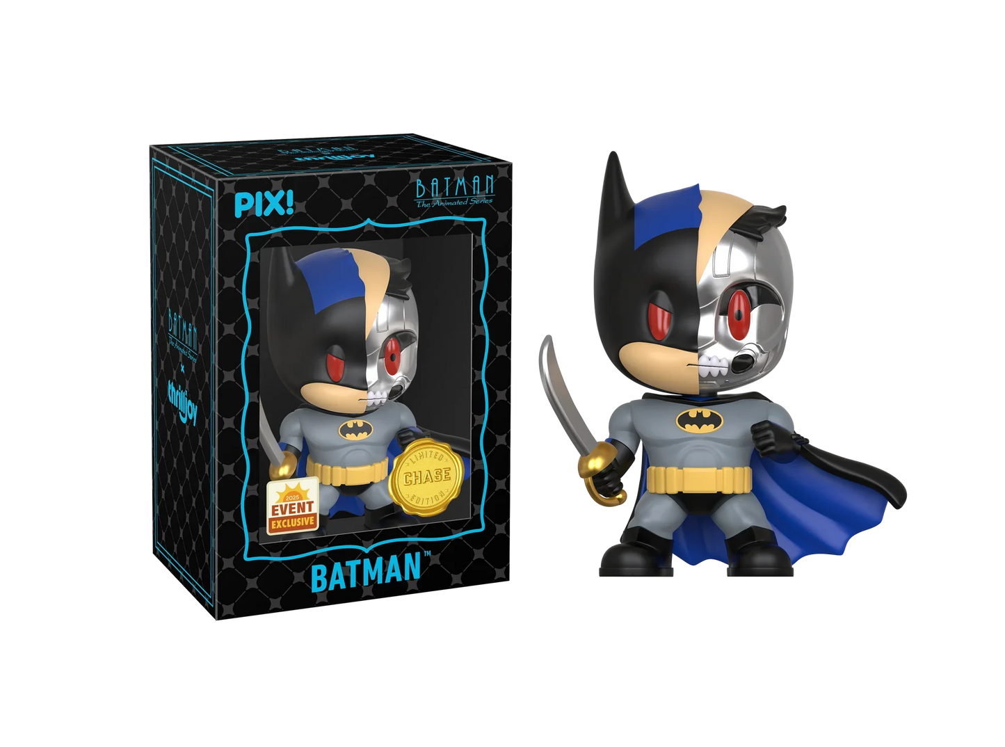[Thrilljoy] [EXCLUSIVE] Batman the Animated Series - Batman LE7500 PIX Vinyl Figure (1 in 6 Chance at Chase) Ralphie's Funhouse