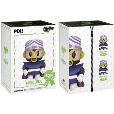 [Thrilljoy] Powerpuff Girls - Mojo Jojo LE6000 PIX Vinyl Figure (1 in 6 Chance at Chase) Ralphie's Funhouse