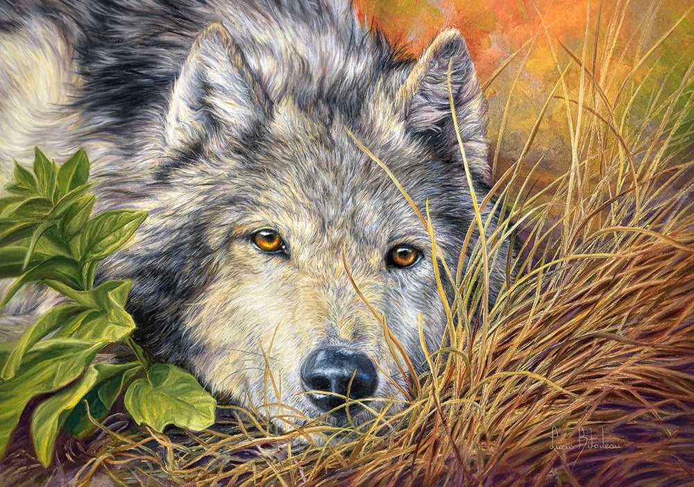 500 Piece Jigsaw Puzzle, Pure Soul, Animal puzzle, Wolf, Nature puzzle, Adult Puzzles, Castorland B-53285 Bridge Toys - Premium Jigsaw Puzzles