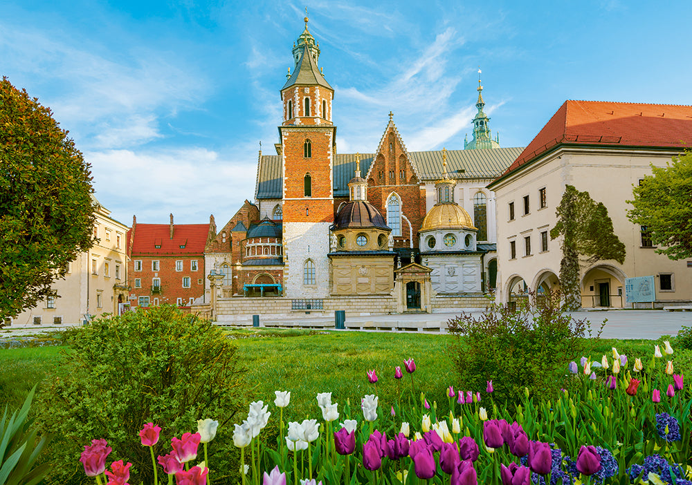 500 Piece Jigsaw Puzzle, Wawel Castle in Krakow, UNESCO World Heritage Site, Poland, Adult Puzzle, Castorland B-53599 Bridge Toys - Premium Jigsaw Puzzles