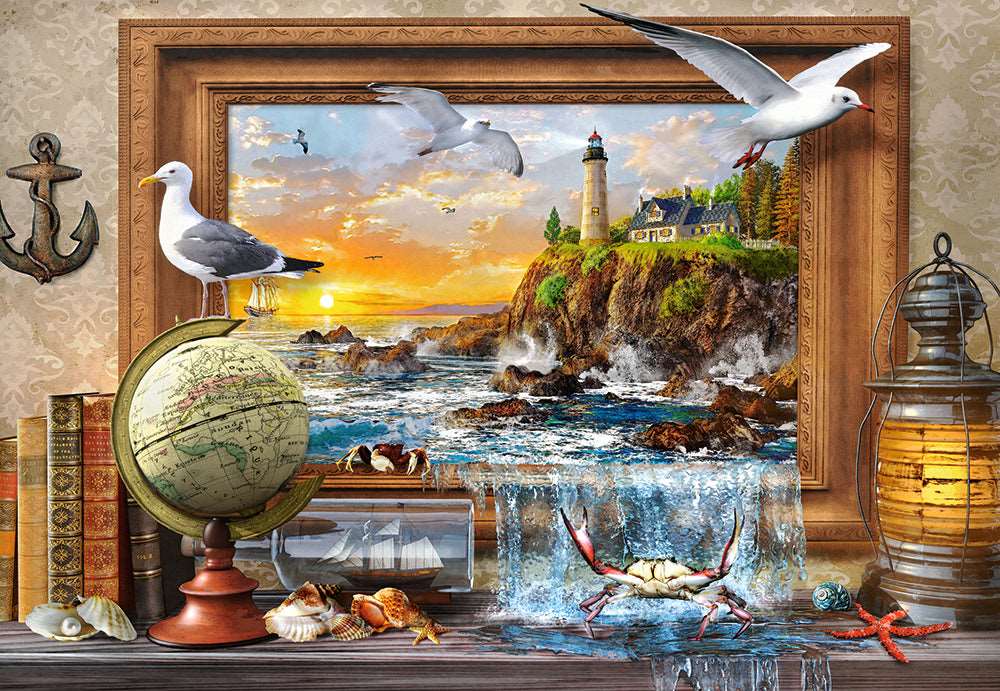 1000 Piece Jigsaw Puzzle, Marine to Life, Adult Puzzle, Castorland C-104581-2 Bridge Toys - Premium Jigsaw Puzzles