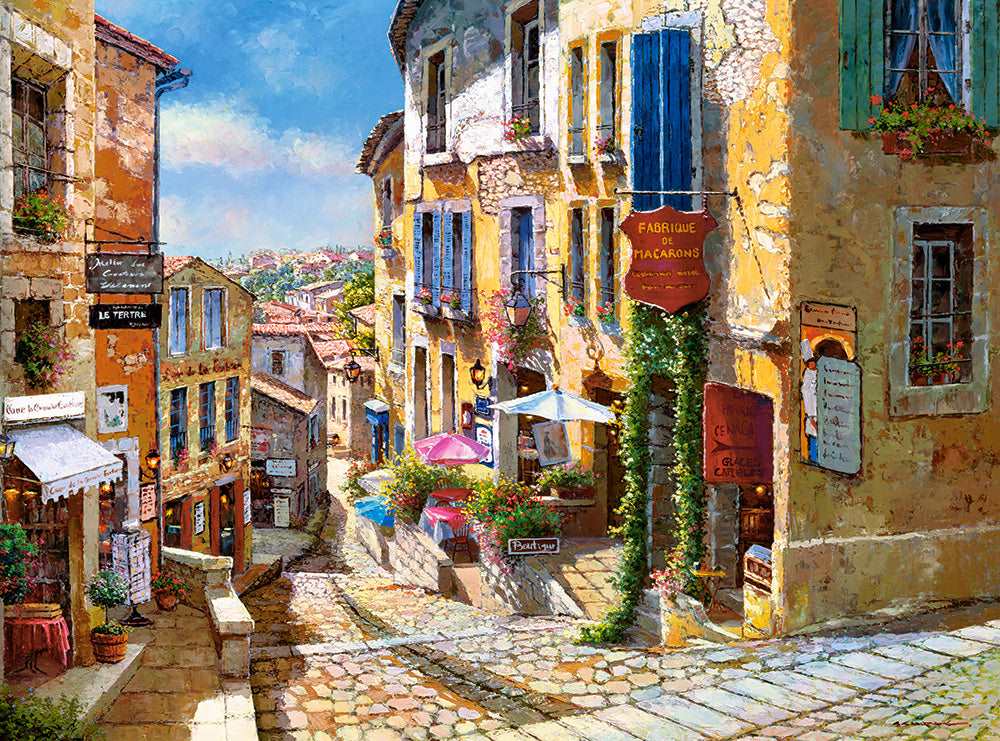2000 Piece Jigsaw Puzzle, Saint Emilion, France, Puzzle of France, village, Adult Puzzles, Castorland C-200740-2 Bridge Toys - Premium Jigsaw Puzzles