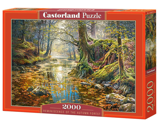 2000 Piece Jigsaw Puzzle, Reminiscence of the Autumn Forest, Nature puzzles, Adult Puzzle, Castorland C-200757-2 Bridge Toys - Premium Jigsaw Puzzles
