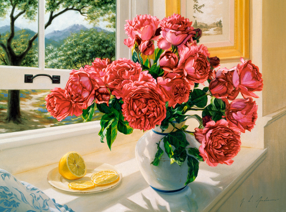 3000 Piece Jigsaw Puzzle, Summer Reminiscence, Still nature puzzle, Flowers in a vase, Adult Puzzle, Castorland C-300631-2 Bridge Toys - Premium Jigsaw Puzzles