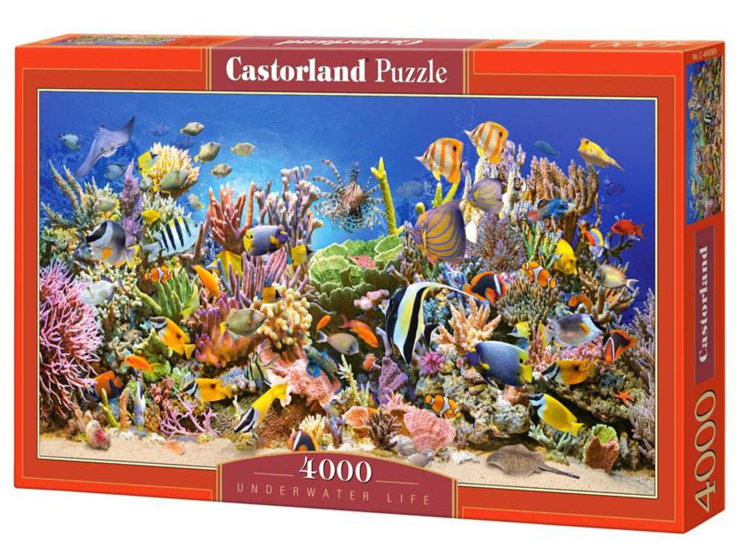 4000 Piece Jigsaw Puzzle, Underwater life, Sealife, Ocean, Adult Puzzles, Castorland C-400089-2 Bridge Toys - Premium Jigsaw Puzzles