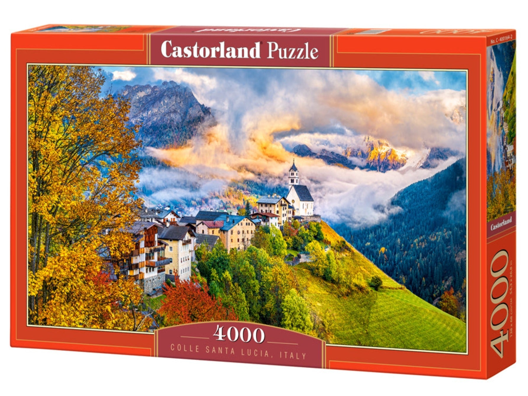 4000 Piece Jigsaw Puzzles, Colle Santa Lucia, Italy, Mountain Landscape, Adult Puzzles, Castorland C-400164-2 Bridge Toys - Premium Jigsaw Puzzles