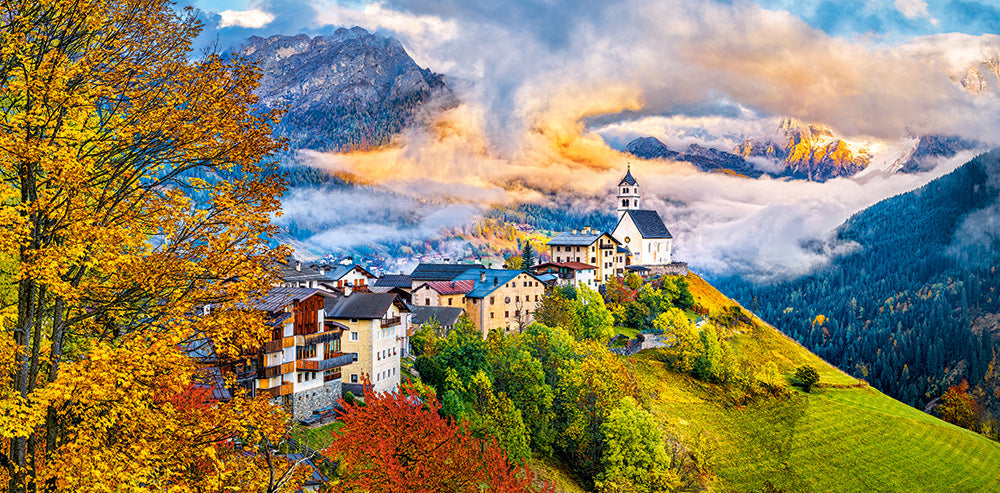 4000 Piece Jigsaw Puzzles, Colle Santa Lucia, Italy, Mountain Landscape, Adult Puzzles, Castorland C-400164-2 Bridge Toys - Premium Jigsaw Puzzles