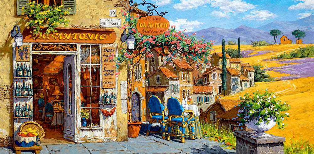 4000 Piece Jigsaw Puzzle, Colors of Tuscany, Landscape, Italy, Adult Puzzles, Castorland C-400171-2 Bridge Toys - Premium Jigsaw Puzzles
