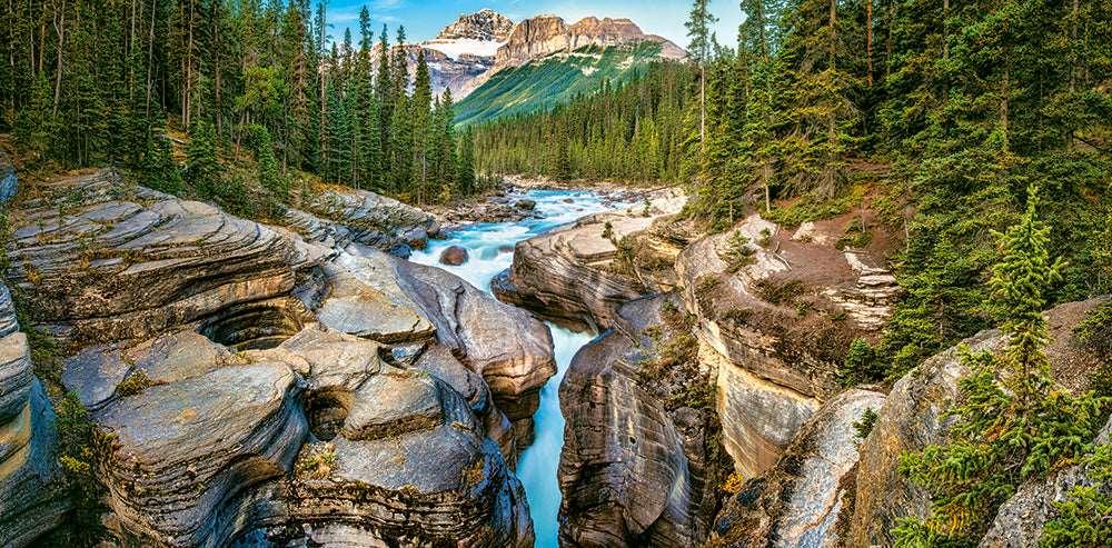 4000 Piece Jigsaw Puzzle, Mistaya Canyon, Banff National Park, Canada, Castorland C-400348-2 Bridge Toys - Premium Jigsaw Puzzles