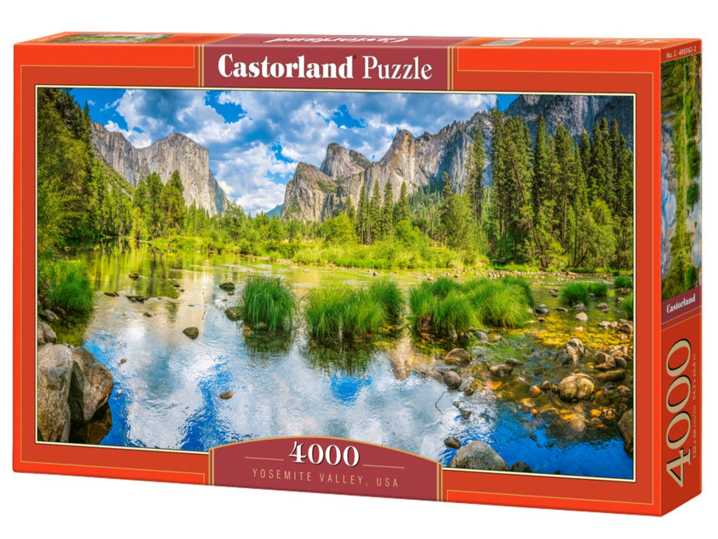 4000 Piece Jigsaw Puzzle, Yosemite Valley, USA, Landscape puzzle, National Park, Adult Puzzle, Castorland C-400362-2 Bridge Toys - Premium Jigsaw Puzzles