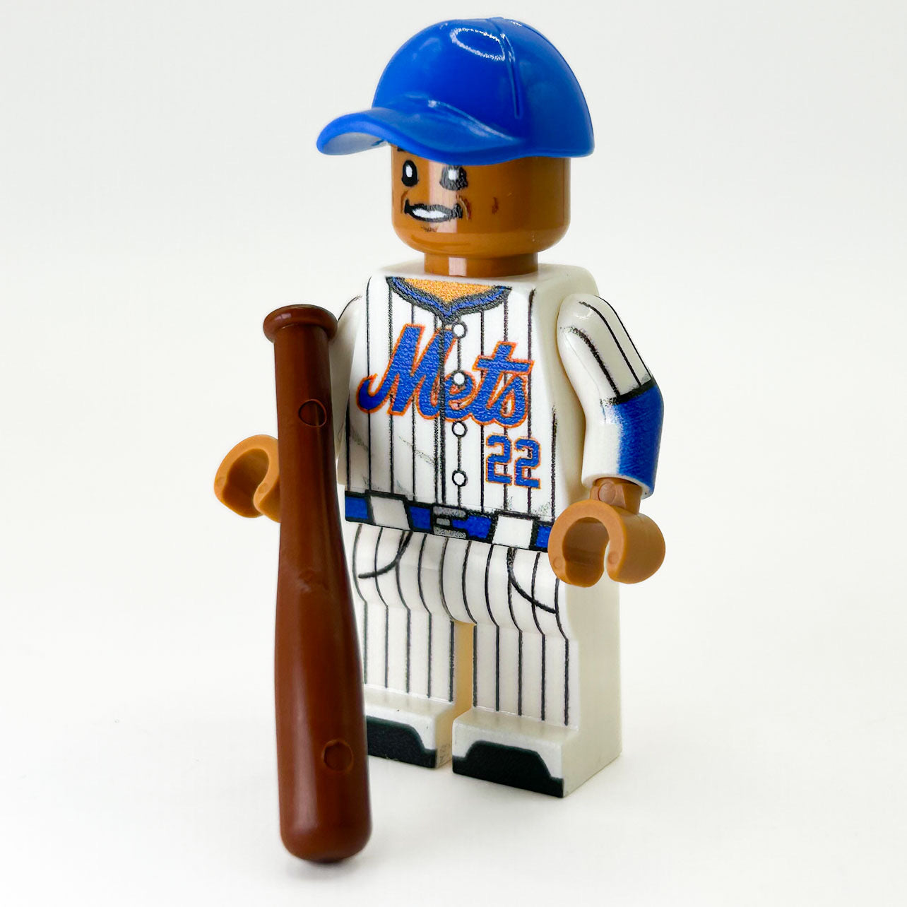 Soto NY #22 Baseball Player Minifig made using LEGO parts - B3 Customs B3 Customs