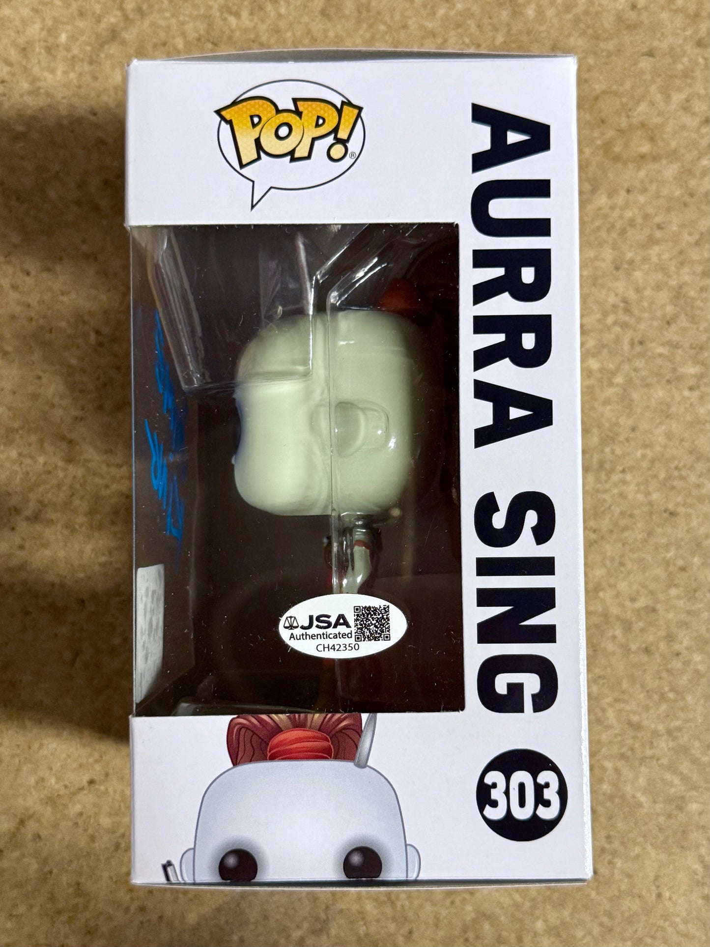 Jaime King Signed Star Wars Aurra Sing Funko Pop! #303 Exclusive With JSA COA Mustang Comics