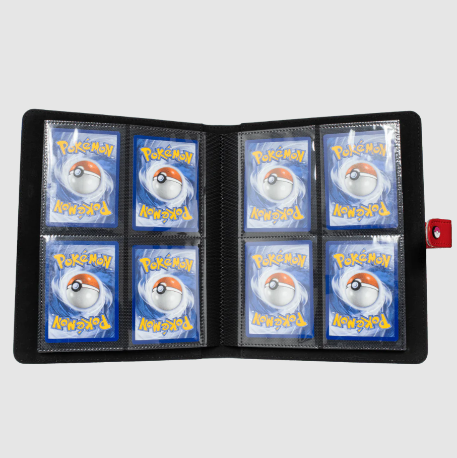Ultra Pro Premium Red 4-Pocket Snap Binder for Pokémon Spoils and Loot