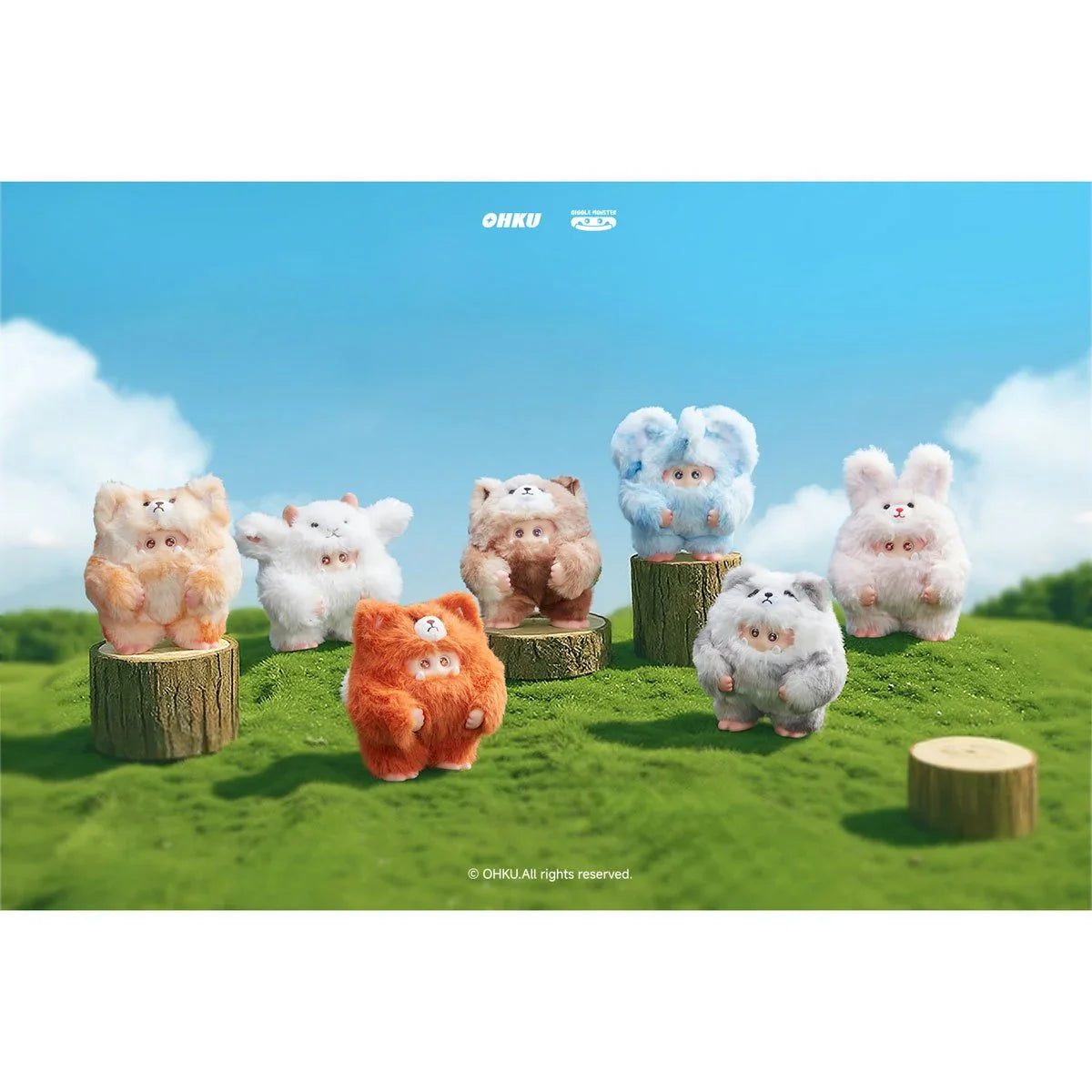 Giggle Monster Furry Forest Series Blind-Box Vinyl Plush Spoils and Loot