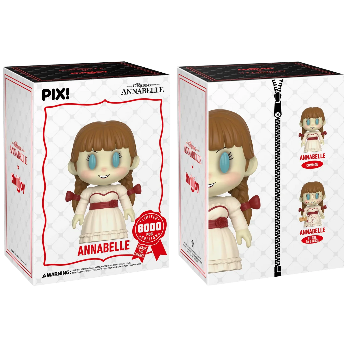 [Thrilljoy] The Conjuring - Annabelle LE6000 PIX Vinyl Figure (1 in 6 Chance at Chase) Ralphie's Funhouse
