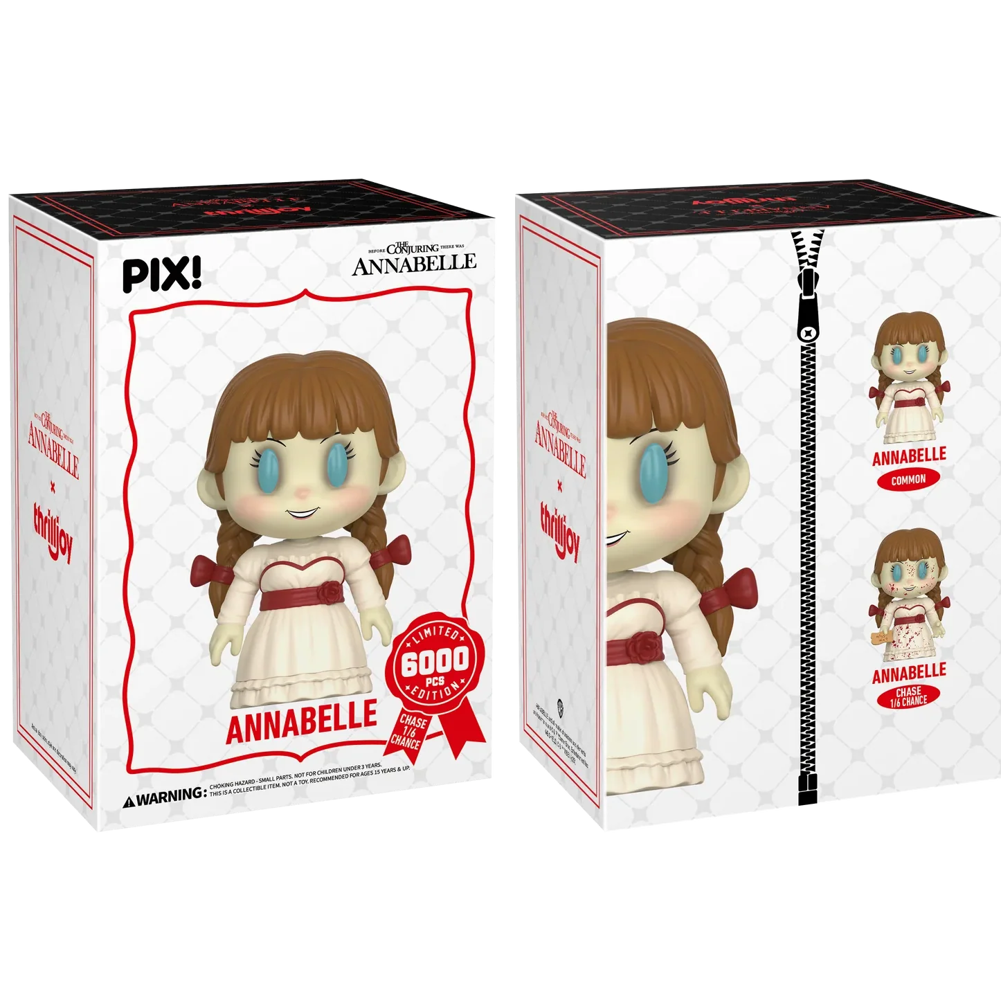 [Thrilljoy] The Conjuring - Annabelle LE6000 PIX Vinyl Figure (1 in 6 Chance at Chase) Ralphie's Funhouse
