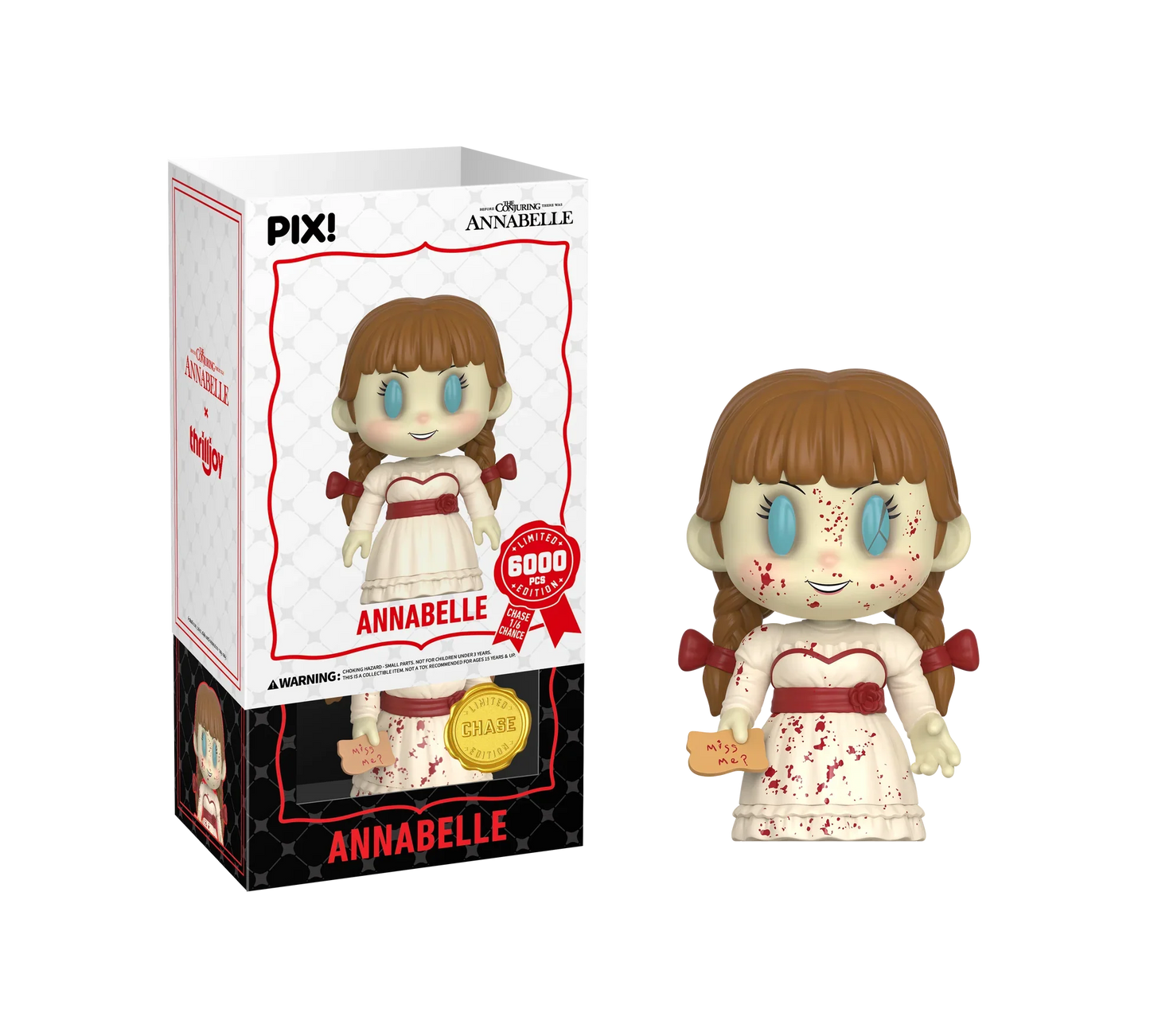 [Thrilljoy] The Conjuring - Annabelle LE6000 PIX Vinyl Figure (1 in 6 Chance at Chase) Ralphie's Funhouse