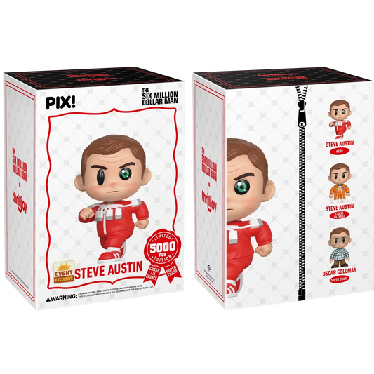 [Thrilljoy] [EXCLUSIVE] The Six Million Dollar Man - Steve Austin LE5000 PIX Vinyl Figure (1 in 6 Chance at Chase) Ralphie's Funhouse