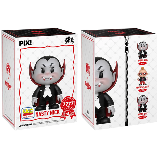 [Thrilljoy] [EXCLUSIVE] Garbage Pail Kids - Nasty Nick LE7777 PIX Vinyl Figure (1 in 6 Chance at Chase) Ralphie's Funhouse