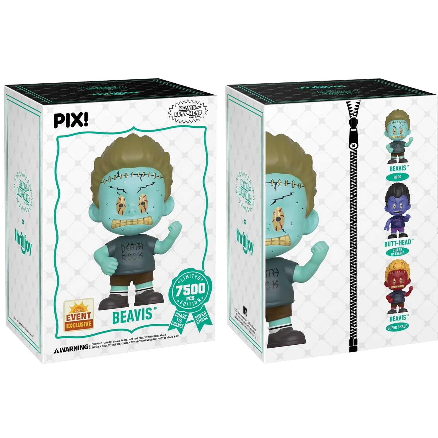 [Thrilljoy] [EXCLUSIVE] MTV's Beavis and Butt-Head - Beavis LE7500 PIX Vinyl Figure (1 in 6 Chance at Chase) Ralphie's Funhouse