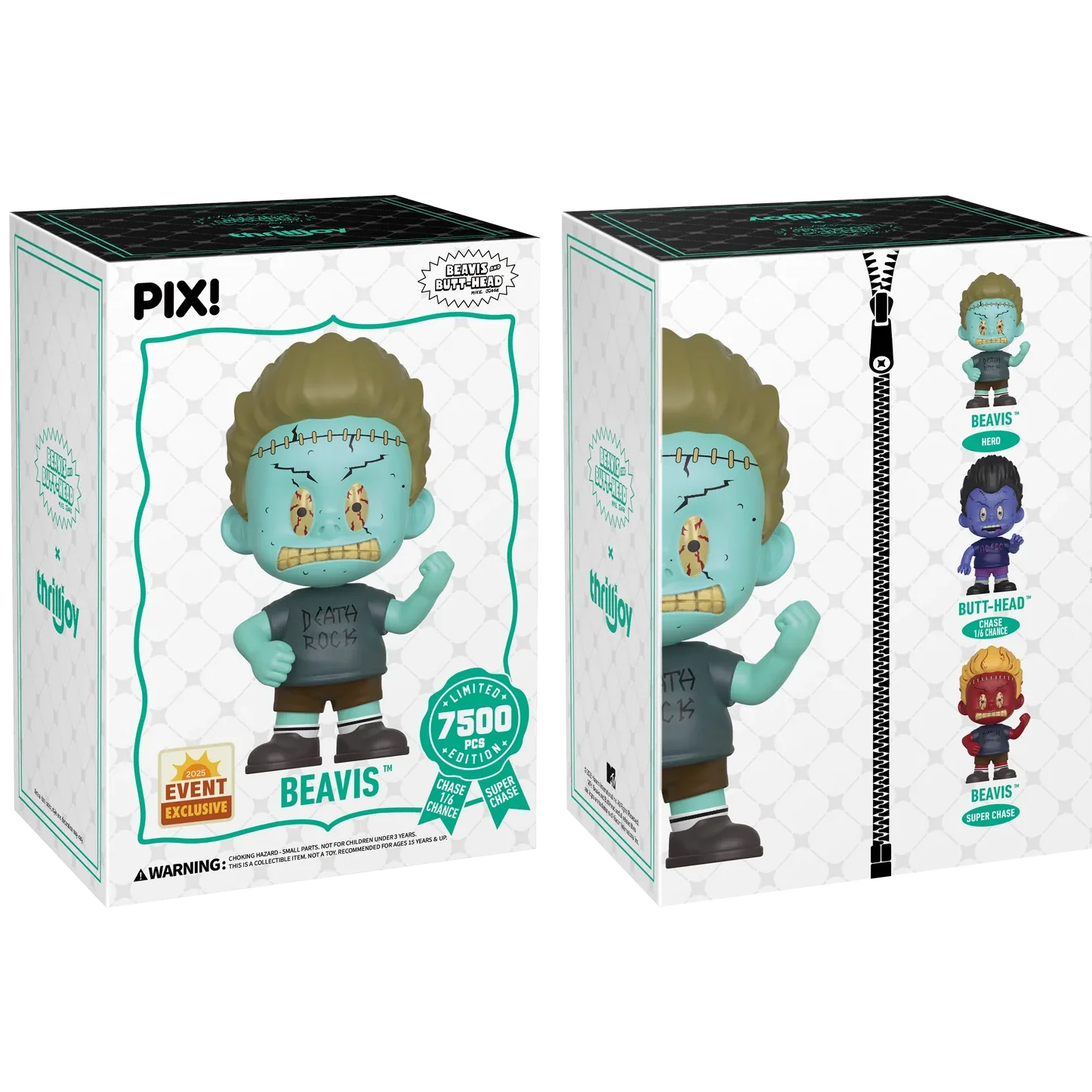 [Thrilljoy] [EXCLUSIVE] MTV's Beavis and Butt-Head - Beavis LE7500 PIX Vinyl Figure (1 in 6 Chance at Chase) Ralphie's Funhouse