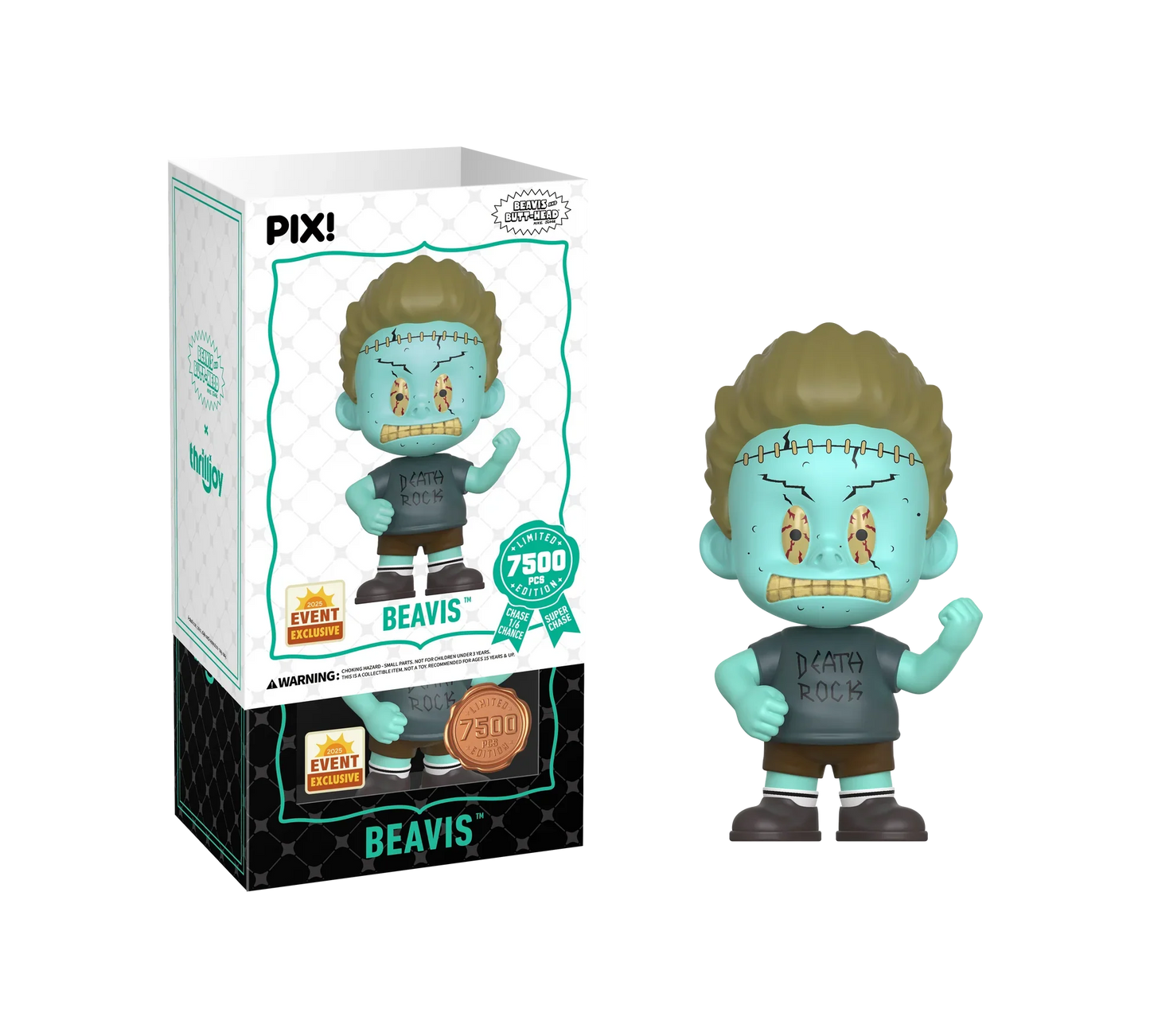 [Thrilljoy] [EXCLUSIVE] MTV's Beavis and Butt-Head - Beavis LE7500 PIX Vinyl Figure (1 in 6 Chance at Chase) Ralphie's Funhouse