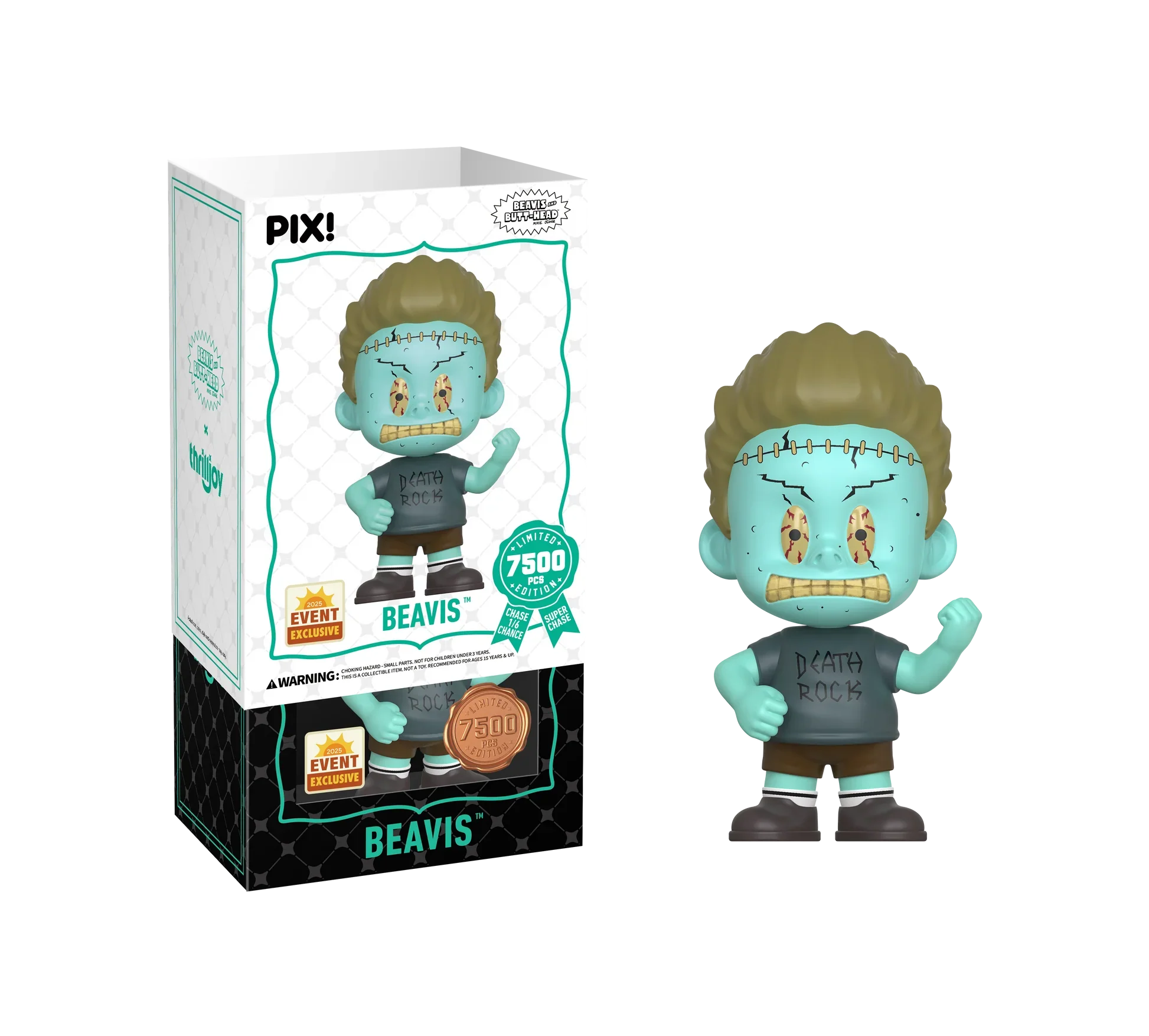 [Thrilljoy] [EXCLUSIVE] MTV's Beavis and Butt-Head - Beavis LE7500 PIX Vinyl Figure (1 in 6 Chance at Chase) Ralphie's Funhouse