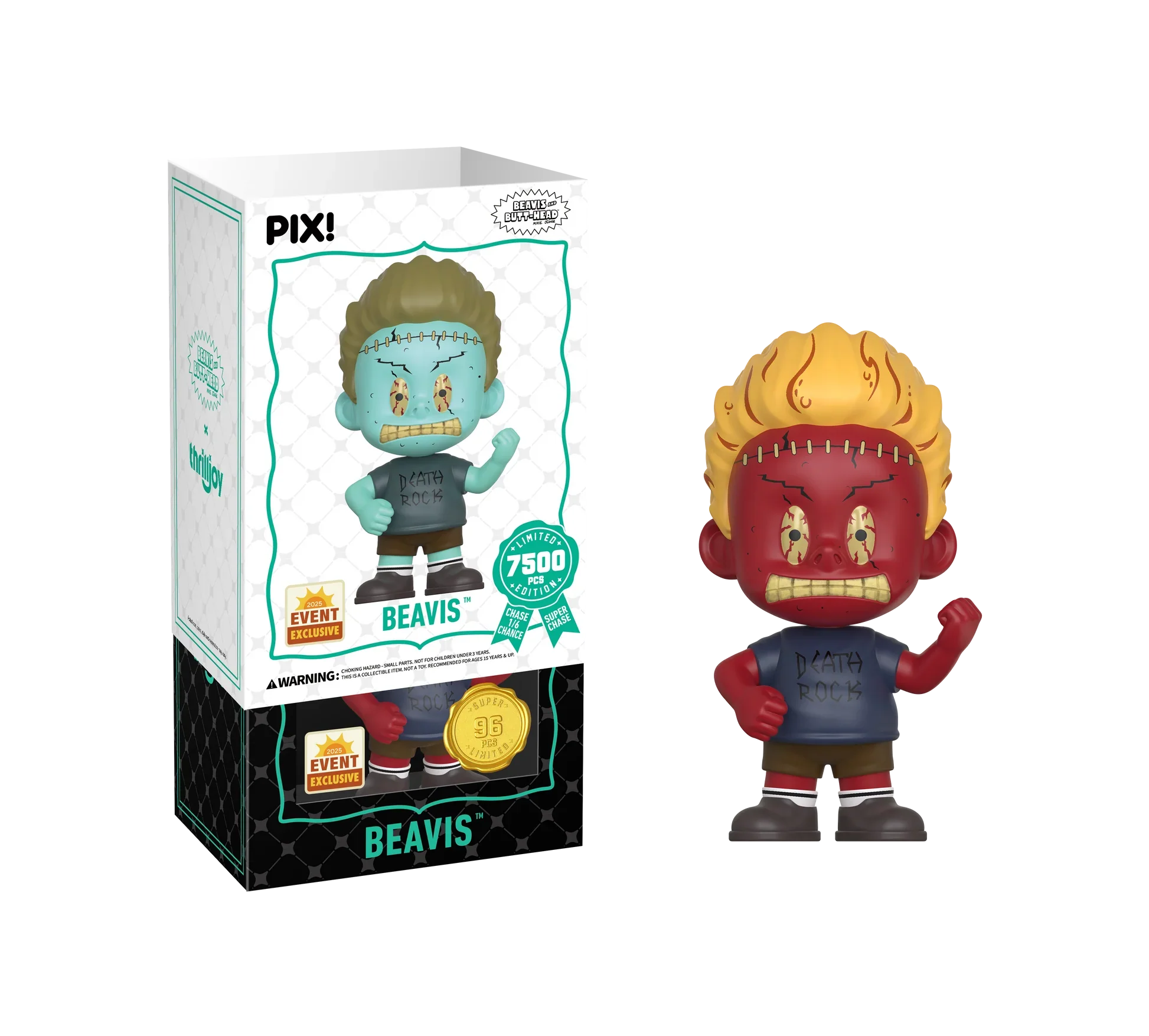 [Thrilljoy] [EXCLUSIVE] MTV's Beavis and Butt-Head - Beavis LE7500 PIX Vinyl Figure (1 in 6 Chance at Chase) Ralphie's Funhouse