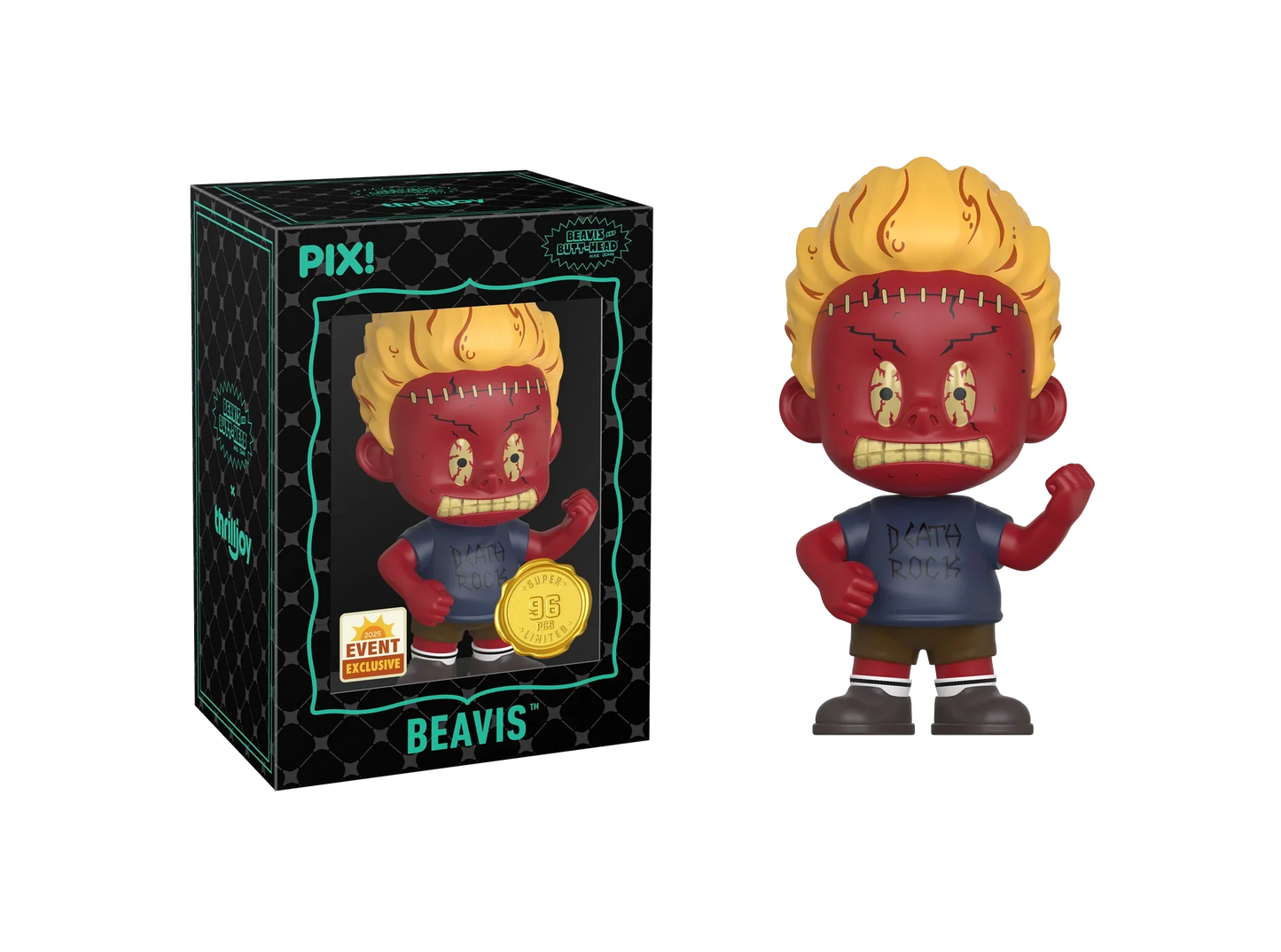 [Thrilljoy] [EXCLUSIVE] MTV's Beavis and Butt-Head - Beavis LE7500 PIX Vinyl Figure (1 in 6 Chance at Chase) Ralphie's Funhouse
