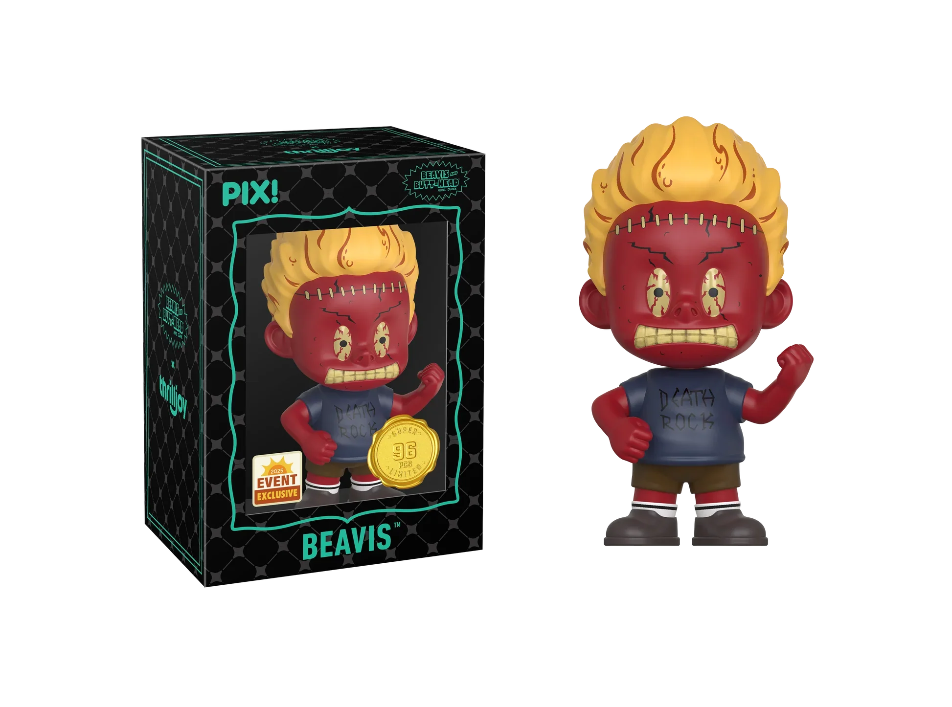 [Thrilljoy] [EXCLUSIVE] MTV's Beavis and Butt-Head - Beavis LE7500 PIX Vinyl Figure (1 in 6 Chance at Chase) Ralphie's Funhouse
