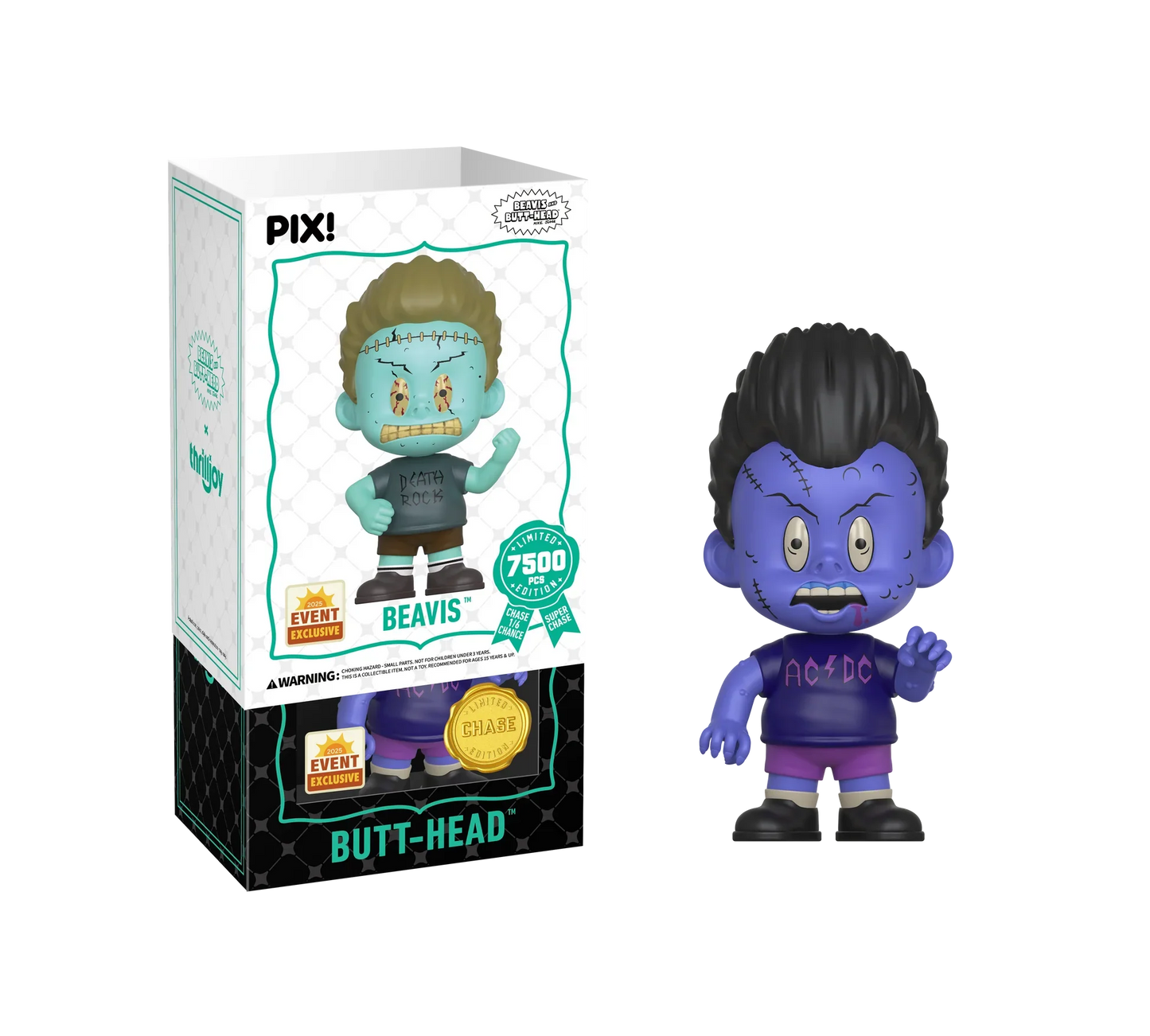 [Thrilljoy] [EXCLUSIVE] MTV's Beavis and Butt-Head - Beavis LE7500 PIX Vinyl Figure (1 in 6 Chance at Chase) Ralphie's Funhouse