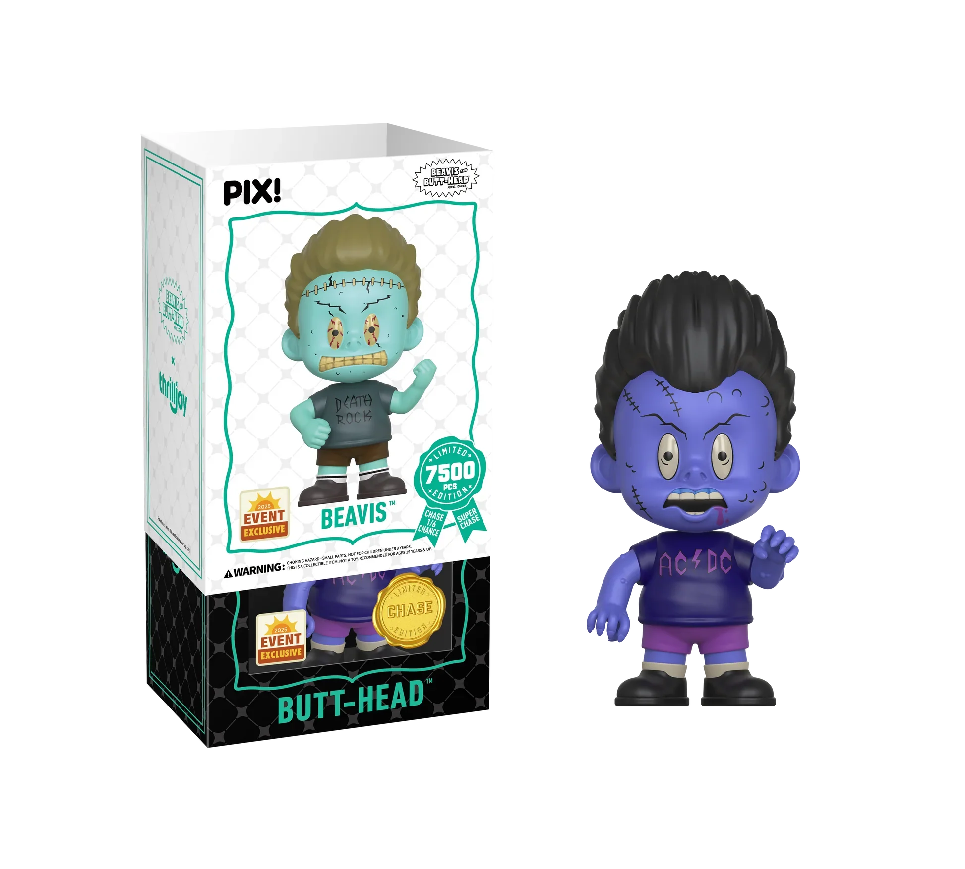 [Thrilljoy] [EXCLUSIVE] MTV's Beavis and Butt-Head - Beavis LE7500 PIX Vinyl Figure (1 in 6 Chance at Chase) Ralphie's Funhouse